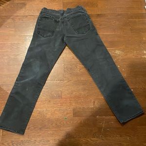 These are gray Arizona jeans still in great shape